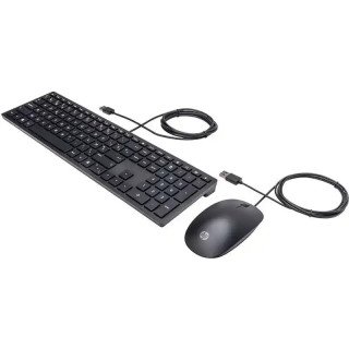 HP Pavilion 400 Clavier AZERTY et souris USB Type-A filaires - Verrouillage des majuscules - 3 boutons