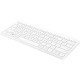 HP 350 Clavier Bluetooth® 5.2 multi-périphériques compact AZERTY - 24 mois d'autonomie - Blanc