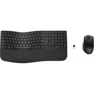 HP 685 Combo Clavier AZERTY et souris sans fil comfort 2,4 GHz - Bluetooth® - 10 m en zone ouverte - Noir