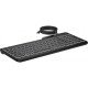 HP Clavier 405 AZERTY multi-appareil fin, confortable, rétroéclairé et silencieux - USB Type-A & USB-C