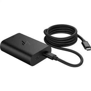 HP 65 W GaN USB-C Chargeur PC portable - compatible avec HP EliteBook, OmniBook & 5