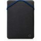 HP Housse de protection réversible - 14,1 pouces - Résistant à l’eau, Désinfectable - Néoprène - Bleu