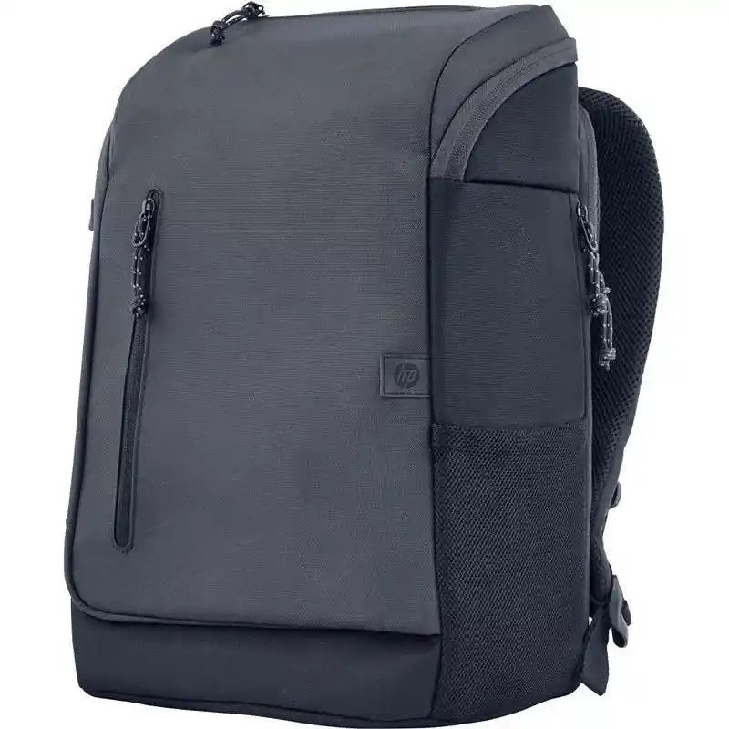 HP Travel Sac à dos - 25 litres - 15,6 pouces - Résistant à l’eau - Ergonomie, Rembourré - Polyester - Gris Acier