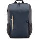 HP Travel Sac à dos pour ordinateur portable - 15,6 pouces - 18 litres - Résistant à l’eau - Ergonomie, Rembourré - Bleu Nuit