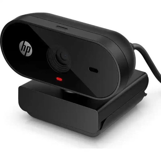 HP 320 Webcam Full HD 1080p - micro intégré - grand angle Support trépied à 360° - Ajustement automatique