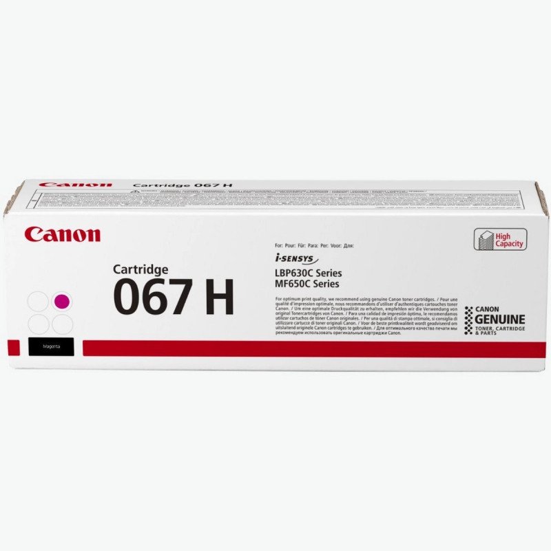 Canon 067H Cartouche de toner magenta haut rendement, LBP631Cw LBP633Cdw