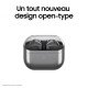 Samsung Galaxy Buds3 Argent  Dms de écouteurs (HxWxD, mm)  18.1 x 20.4 x 31.9