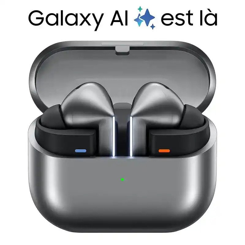Samsung Galaxy Buds3 Pro Argent Dms des écouteurs (HxLxP, mm)  18,1 x 19,8 x 33,2