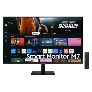 Samsung 32" LED - Écran PC 4K - 3840 x 2160 pixels - 4 ms (gris à gris) - HDR10 - Wi-Fi/Bluetooth - Noir