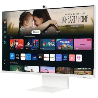 Samsung Écran PC 32" LED -  4K - 3840 x 2160 pixels -  HDR10+ - Wi-Fi/Bluetooth - HDMI/USB-C -  Blanc