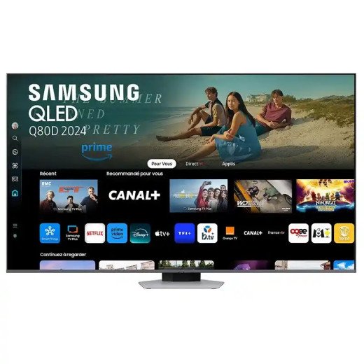 Samsung TV 65 pouces QLED TQ8  Q80D + JBL Bar SB510 Résolution  4K (3,40 x 2,160)