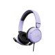 HyperX Cloud Mini Casque filaire gaming - Son immersif -  Microphone pivotant durable - Oreillettes rotatives - Lavande