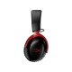 HyperX Cloud III Casque sans fil - 120 heures d’autonomie - Haut-parleurs inclinés 53 mm - rapide et fiable - Noir-Rouge