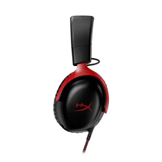 HyperX Cloud III Casque filaire gaming - Audio spatial Headphone:X - Microphone 10 mm - Conducteurs 53 mm - Rouge
