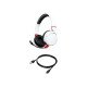 HyperX Cloud Mini Casque sans fil pour gaming - Volume inférieur à 85 dB - Son immersif - Microphone pivotant - Blanc