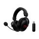 HyperX Cloud II Core Casque de jeu sans fil 2,4 GHz - Audio spatial Headphone:X - 80 heures d'autonomie - Noir