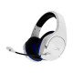 Core HyperX Cloud Plus - Casque gamer sans fil 2,4 GHz - PS5 -PS4 - 17 heures d'autonomie - Curseurs aciers - Bleu Blanc