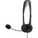 HP G2 Casque filaire stéréo USB - Microphone anti-bruit - Contrôle du volume intégré - Courroie de tête réglable