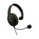 HyperX CloudX Chat - Casque filaire gaming - Xbox - Microphone à réduction de bruit - Contrôles audio en ligne - Noir-vert