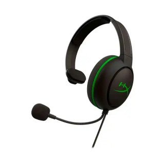 HyperX CloudX Chat - Casque filaire gaming - Xbox - Microphone à réduction de bruit - Contrôles audio en ligne - Noir-vert
