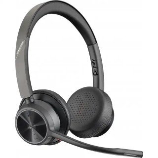 HP Poly Voyager 4320 Micro-casque + dongle BT700 - Sans fil USB Type-C, Bluetooth - Réduction du bruit - 47 heures d'autonomie