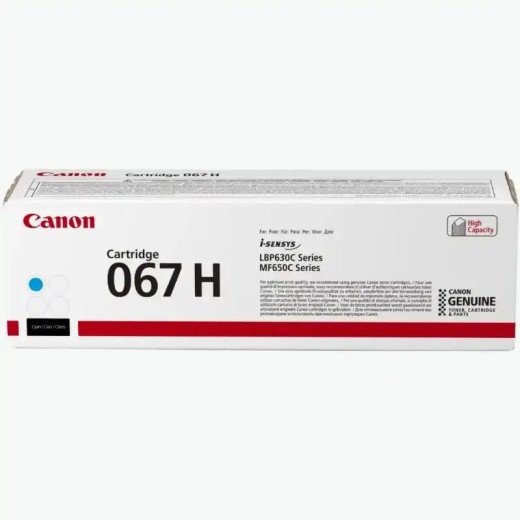 canon 067H cartouche de toner cyan fiable et rentable LBP631Cw- LBP633Cdw -