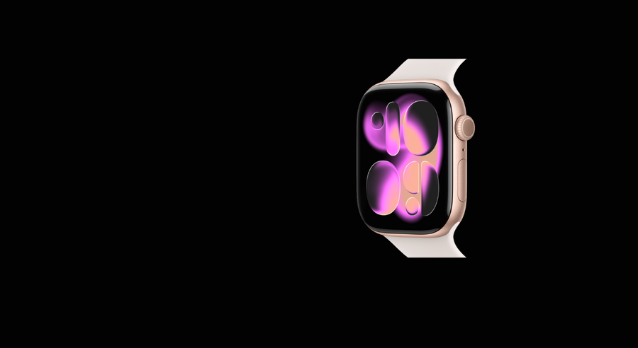 Woman in kitted sweater